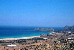 The beach of Falasarna